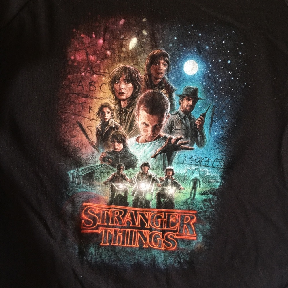 Stranger things off shoulder top!